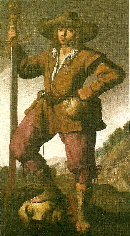 Francisco de Zurbaran david oil painting picture